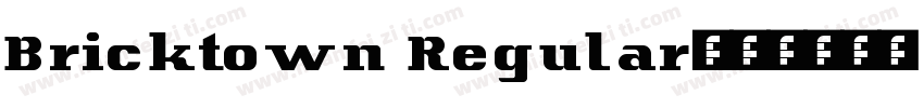 Bricktown Regular字体转换